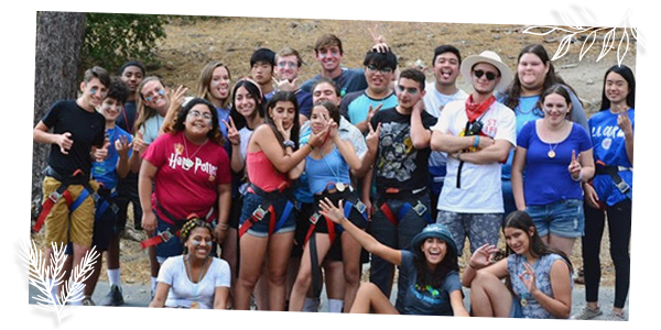 group photo of campers at Camp Kesem