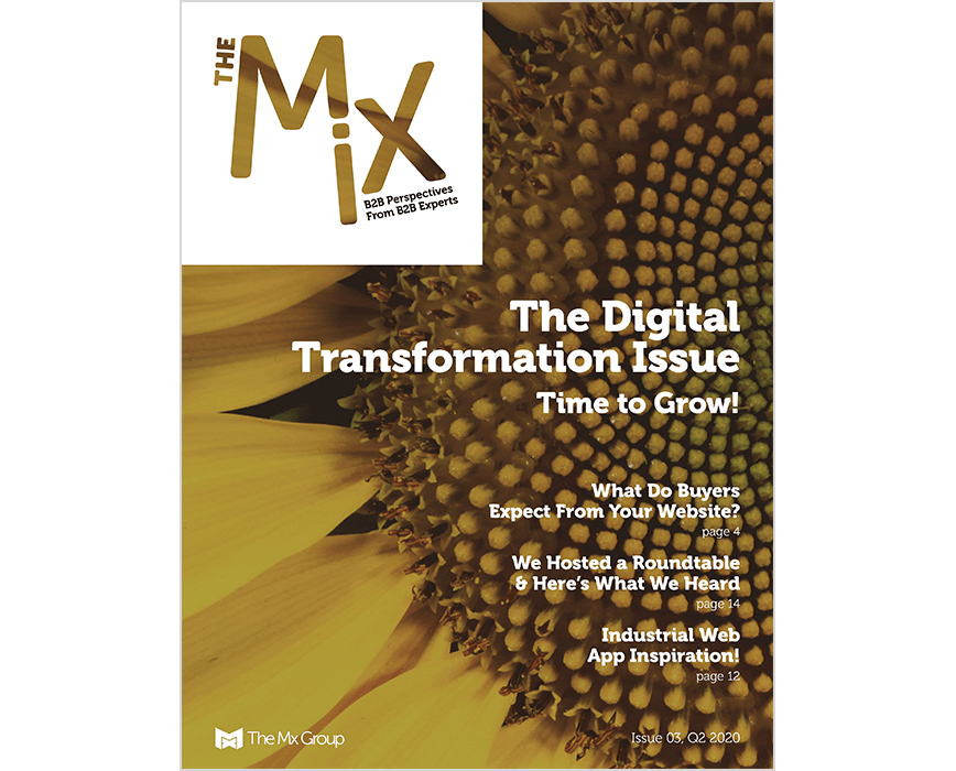 The Mix Magazine issue 3 cover, The digital transformation issue