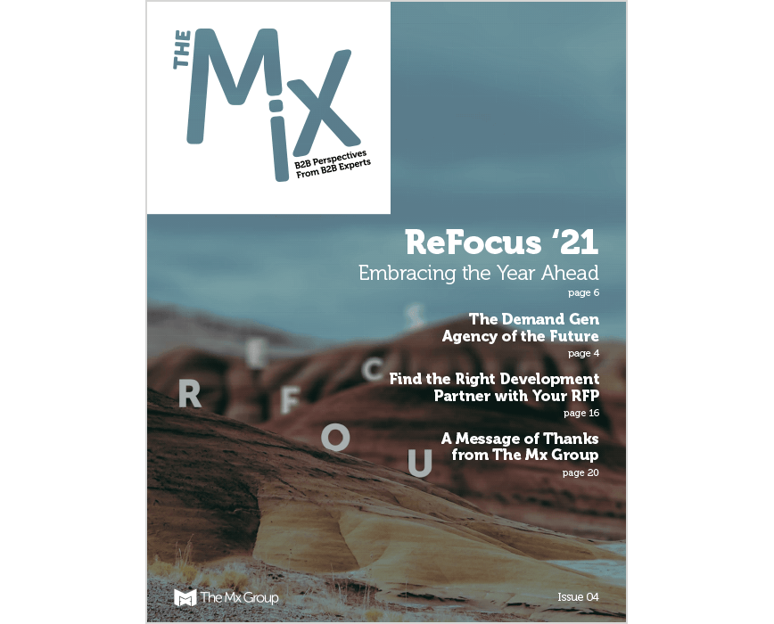 The Mix Magazine issue 4 cover, ReFocus '21