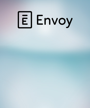 Envoy logo on gradient background