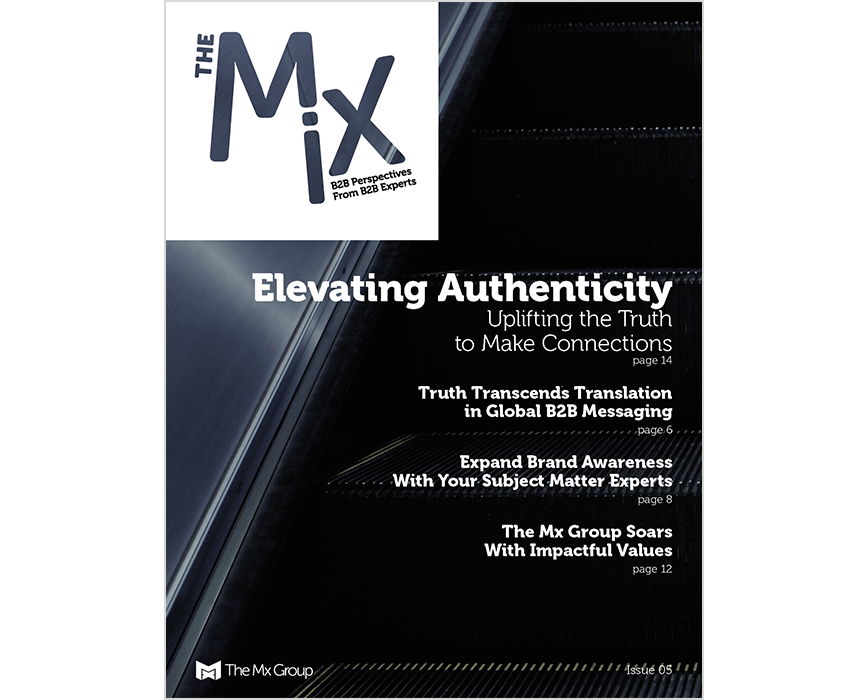 The Mix Magazine issue 5 cover, Elevating Authenticity