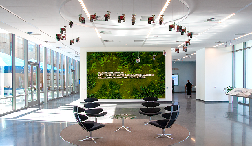 Grundfos lobby Brookshire, Texas