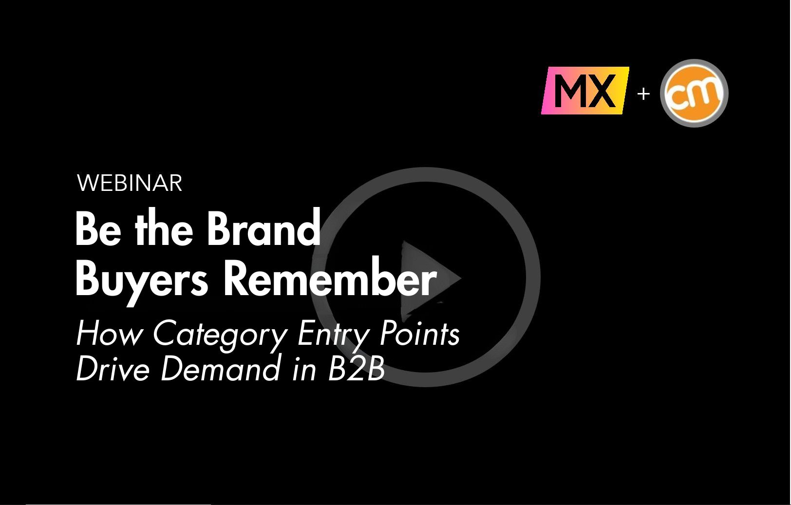 Be the Brand Buyers Remember Webinar The MX Group Anca Rhone