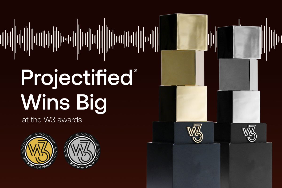 projectified podcast by poi wins big w3 awards gold and silver