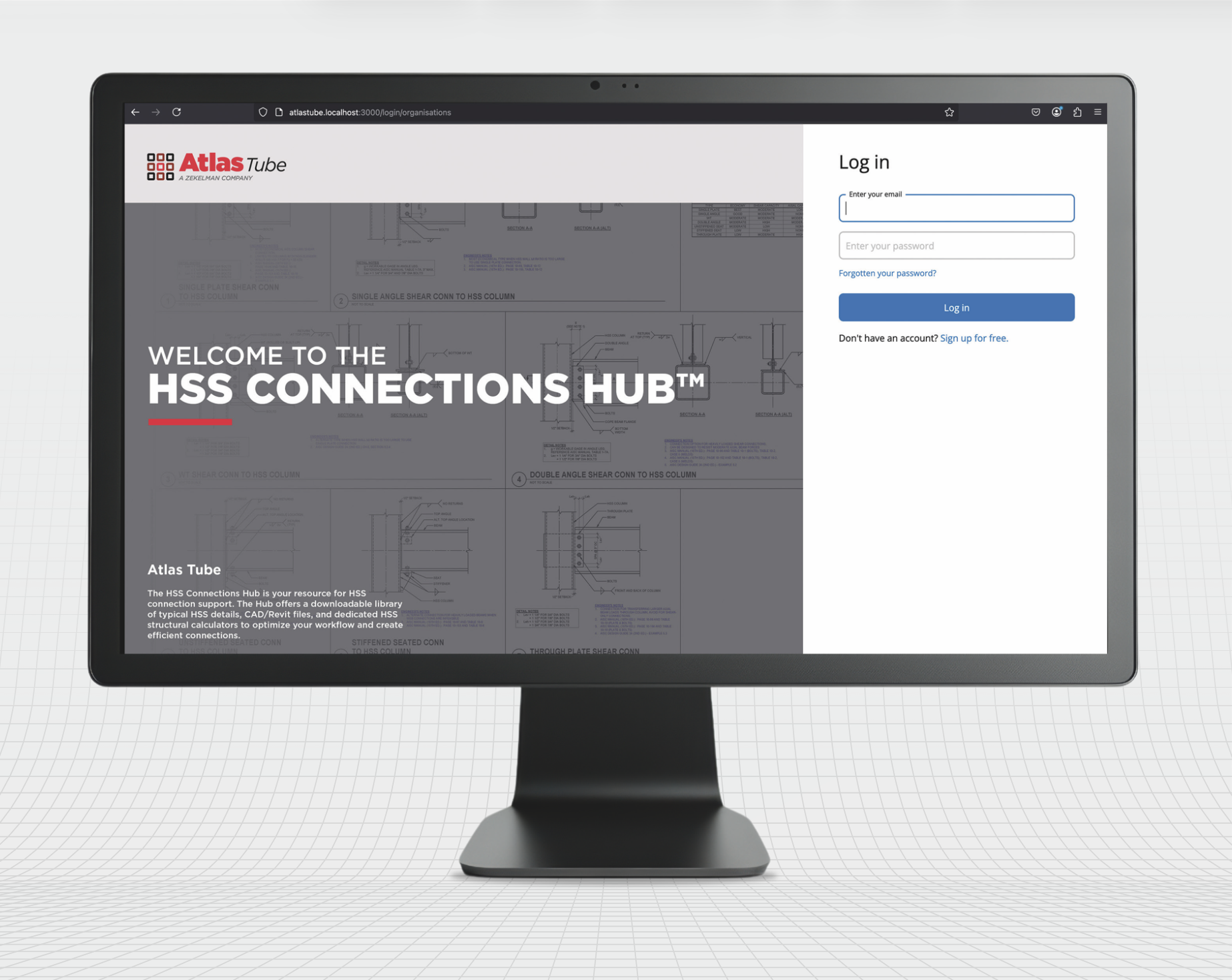 HSS Connections Hub Mockup