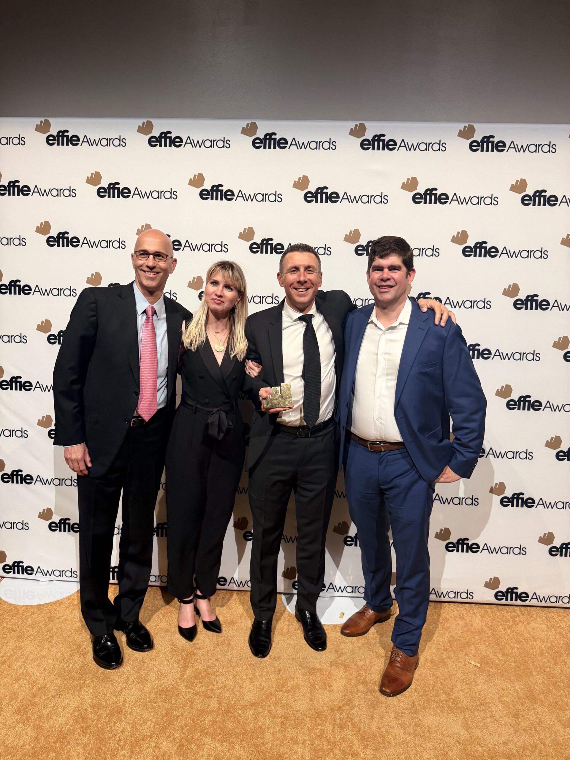 The MX Group wins an Effie for Okta It's Possible Campaign at the 2026 Awards gala in NYC.